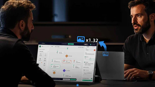 18.5-inch INGNOK portable monitor for meetings and work
