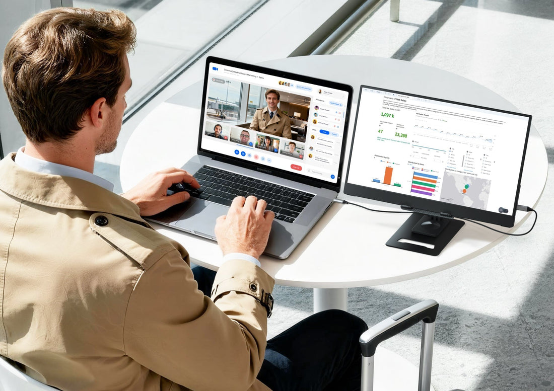 15.6 Inch Portable Monitor: Perfect Size for Work and Travel