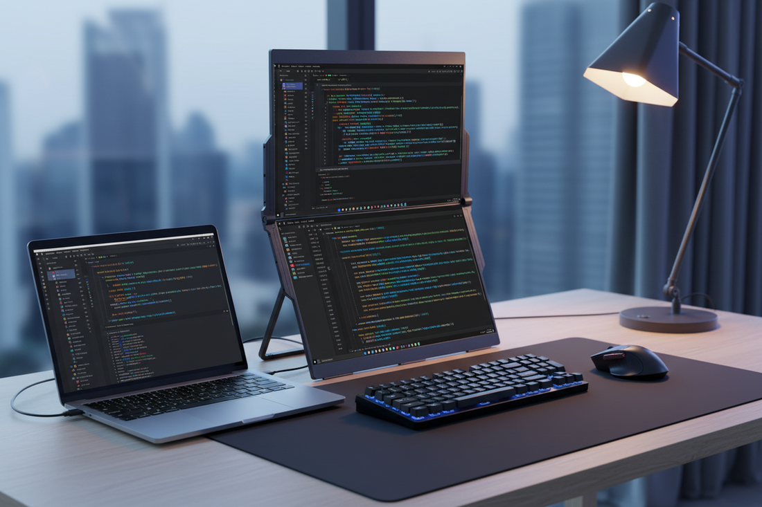 How a Vertical Portable Monitor Can Revolutionize Your Coding Workflow
