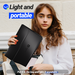 INGNOK YN02B 15.6" FHD Portable Monitor with Smart Protective Case