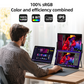 INGNOK YNF2B 15.6" FHD Dual Portable Monitor with Ultra Foldable Kickstand
