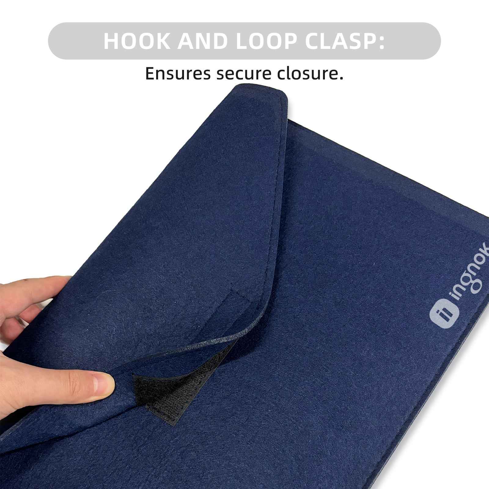 INGNOK felt sleeve organizer side view