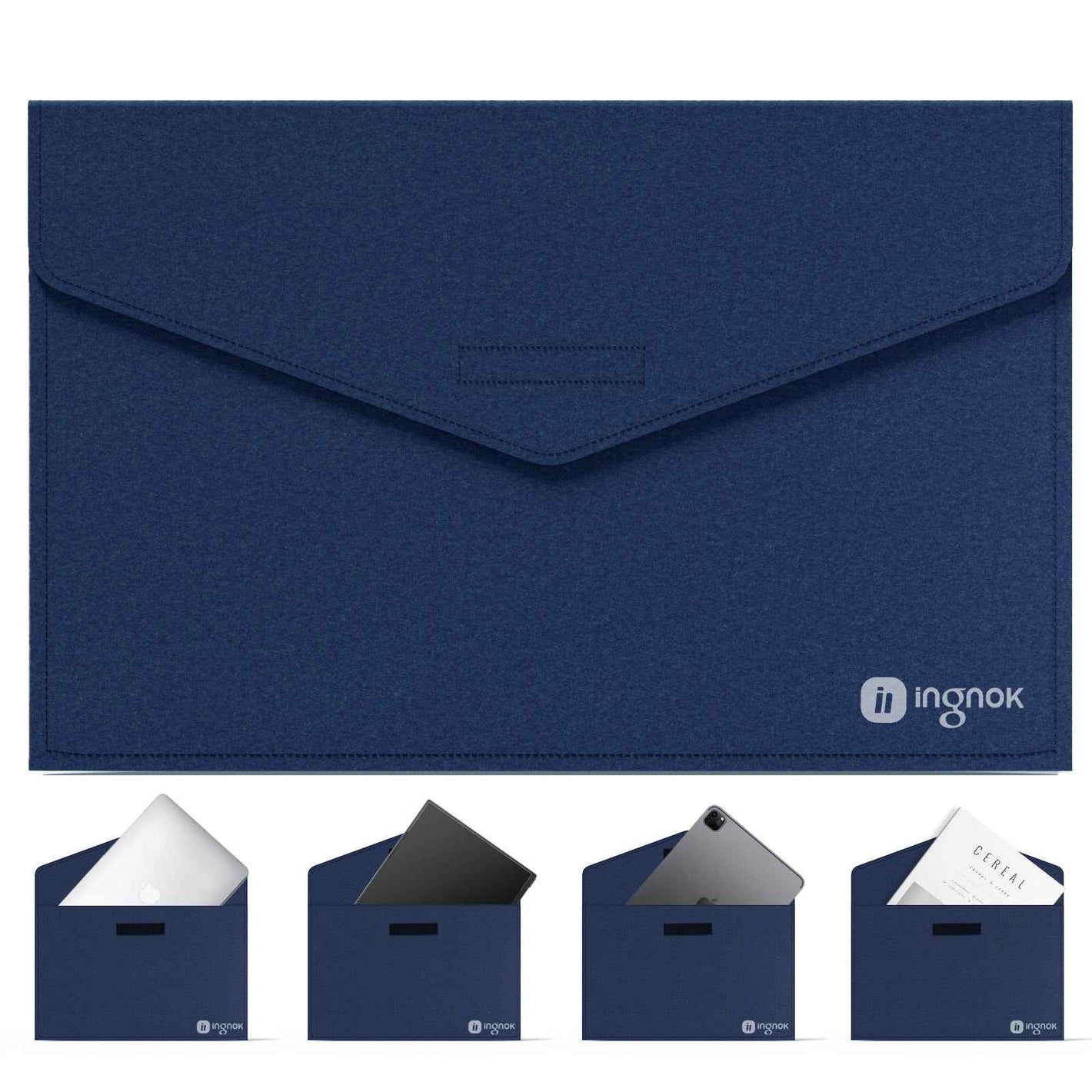 INGNOK felt sleeve storage bag for portable monitor and accessories